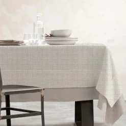 Nappe De Table|EMINZA Nappe rectangulaire coton enduit (150 x 250 cm) Paolo Beige