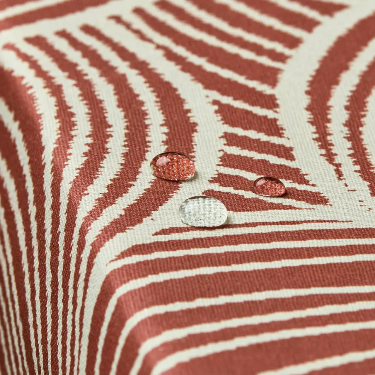 Nappe De Table|EMINZA Nappe rectangulaire coton enduit (150 x 350 cm) Sarah Terracotta