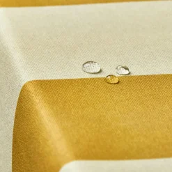 Nappe De Table|EMINZA Nappe rectangulaire coton enduit (150 x 350 cm) Clementine Jaune moutarde