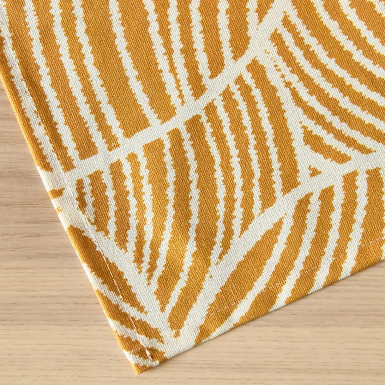 Nappe De Table|EMINZA Nappe rectangulaire coton enduit (150 x 350 cm) Sarah Jaune moutarde