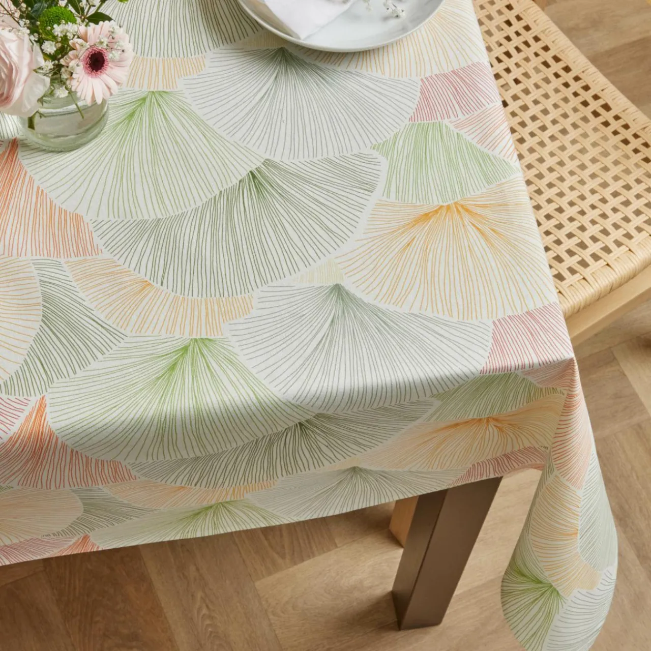 Nappe De Table|EMINZA Nappe rectangulaire coton enduit (150 x 350 cm) Boston Multicolore