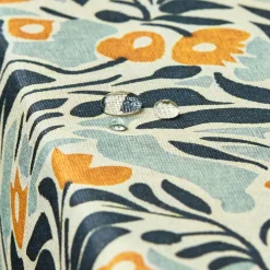 Nappe De Table|EMINZA Nappe rectangulaire coton enduit (150 x 250 cm) Mafalda Multicolore