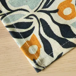 Nappe De Table|EMINZA Nappe rectangulaire coton enduit (150 x 250 cm) Mafalda Multicolore