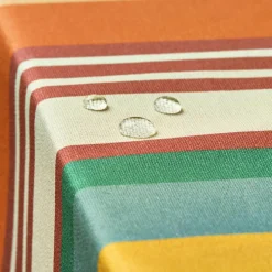 Nappe De Table|EMINZA Nappe rectangulaire coton enduit (150 x 350 cm) Ajaccio Multicolore