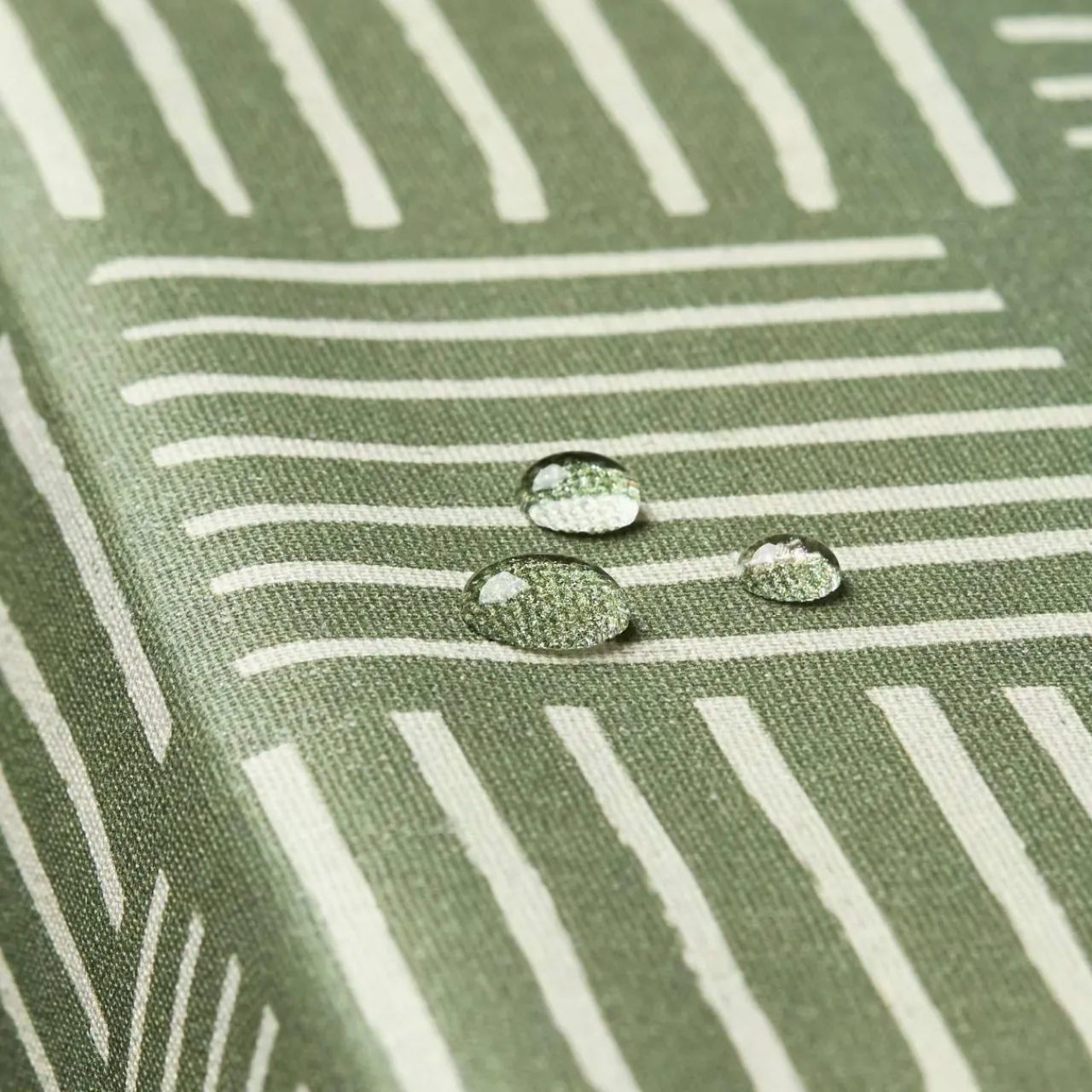 Nappe De Table|EMINZA Nappe rectangulaire coton enduit (150 x 350 cm) Paolo e Vert