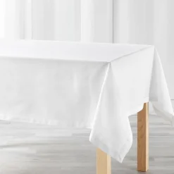 Nappe De Table|DOUCEUR D'INTERIEUR Nappe rectangulaire coton (140 x 240 cm) Charline he Blanc