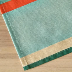 Nappe De Table|EMINZA Nappe rectangulaire coton enduit (150 x 250 cm) Cervione Multicolore