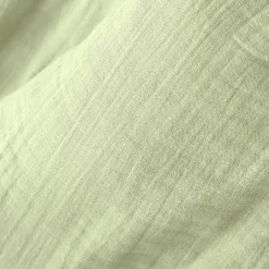 Nappe De Table|EMINZA Nappe rectangulaire gaze de coton (150 x 350 cm) Gaïa Vert tilleul