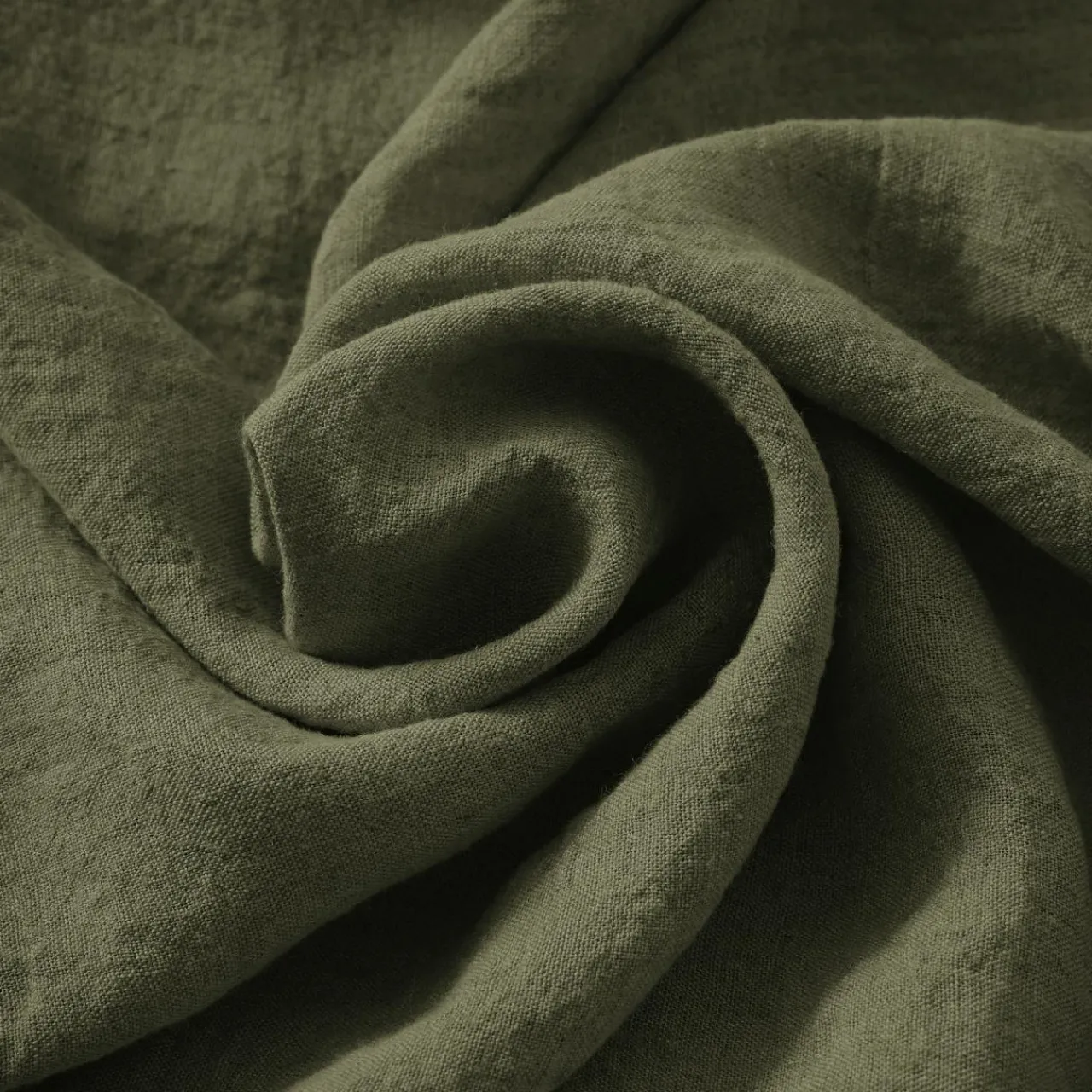 Nappe De Table|EMINZA Nappe rectangulaire lin lavé (170 x 250 cm) Louise Vert romarin