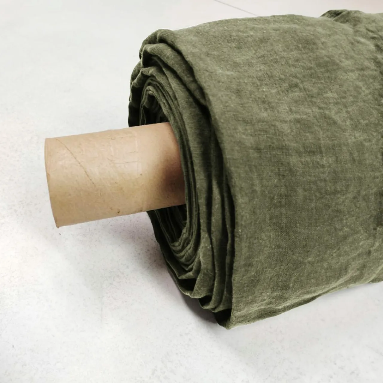 Nappe De Table|EMINZA Nappe rectangulaire lin lavé (170 x 250 cm) Louise Vert romarin