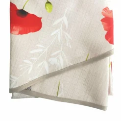 Nappe De Table|DOUCEUR D'INTERIEUR Nappe ronde (D180 cm) Sweet Poppy Rouge