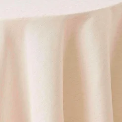 Nappe De Table|douceur d'intu017drieur Nappe ronde lin (180 cm) Pauline Écru Ecru