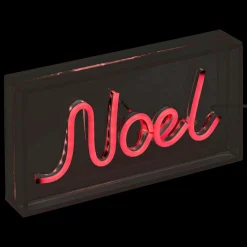 Déco Et Objet De Noël|Déco Et Objet Lumineux|JJA Néon lumineux à poser USB (H12,5 cm) Noël Rouge