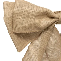 Décoration De Sapin|FEERIC LIGHTS Nœud de Noël en jute (H40 cm) Raffinement Naturel