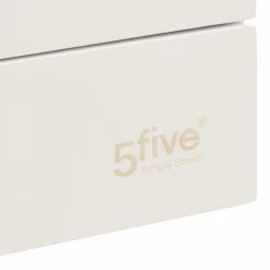 Panier Et Organisateur|Accessoire Salle De Bain|5 Five Simply Smart Organisateur de maquillage 4 compartiments Natureo Blanc