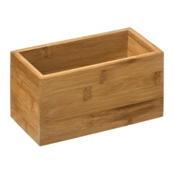 Panier Et Organisateur|Accessoire Salle De Bain|INSTANT D'O Organiseur en bambou (18 x 19 cm) Petit modèle Instant Naturel