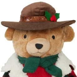 Père Noël, Animaux Et Personnage|KAEMINGK Ours de Noël décoratif (H45 cm) Noha du Canada Vert