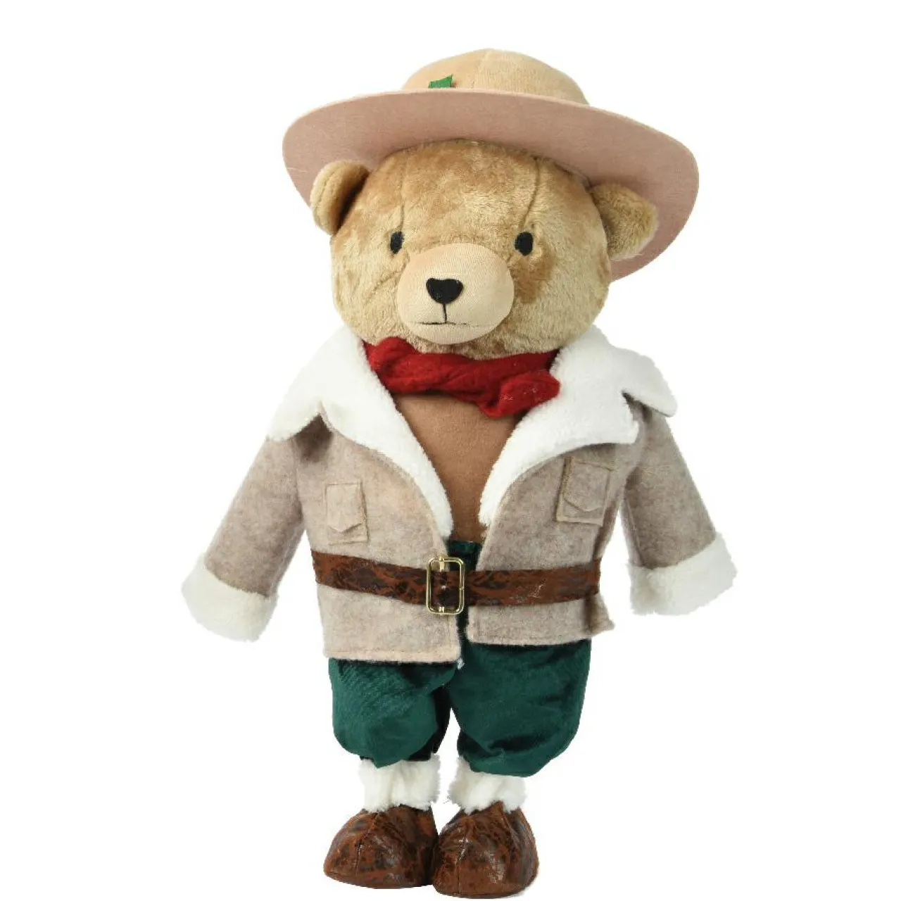 Père Noël, Animaux Et Personnage|KAEMINGK Ours de Noël décoratif (H60 cm) Misha d'Alaska Beige