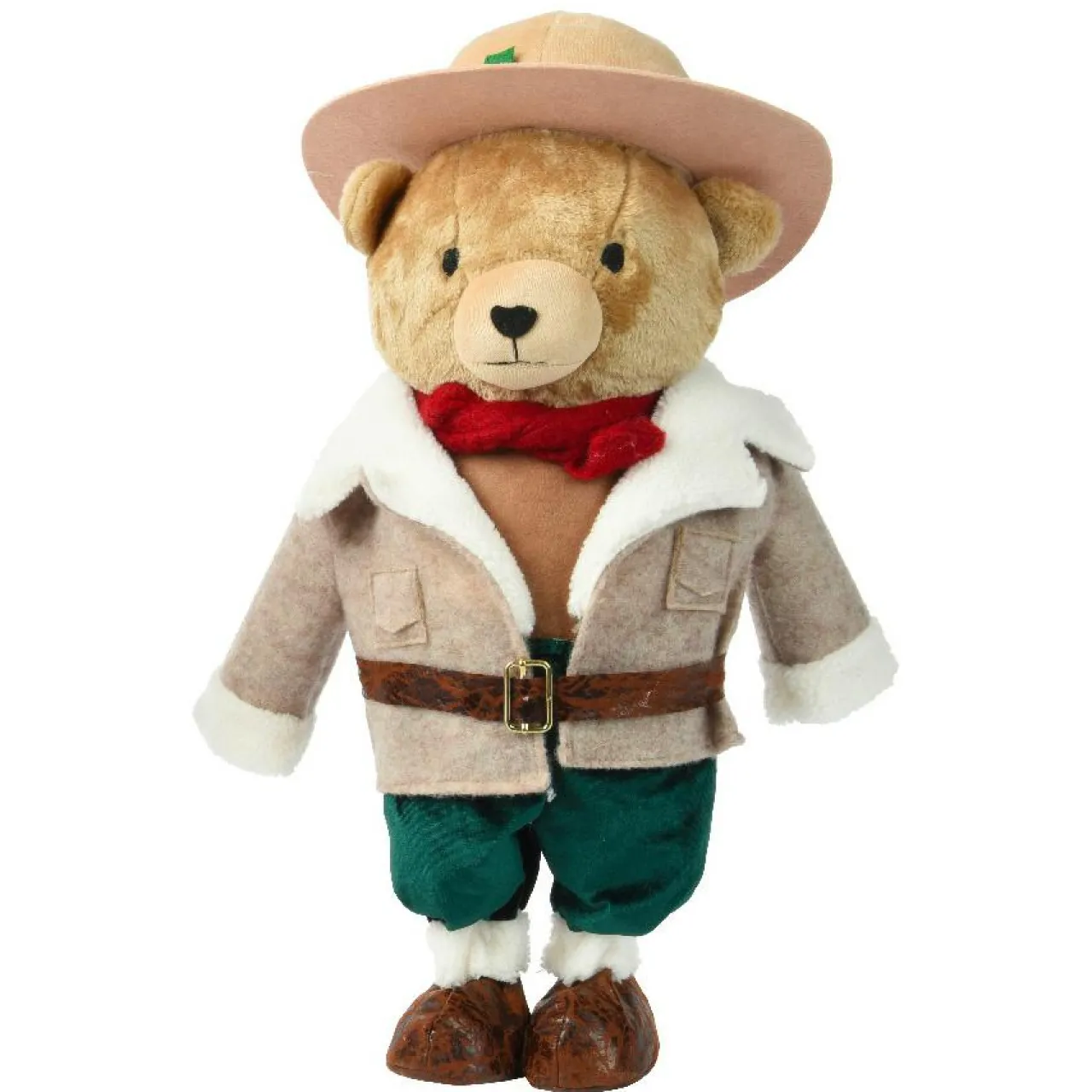 Père Noël, Animaux Et Personnage|KAEMINGK Ours de Noël décoratif (H45 cm) Misha d'Alaska Beige