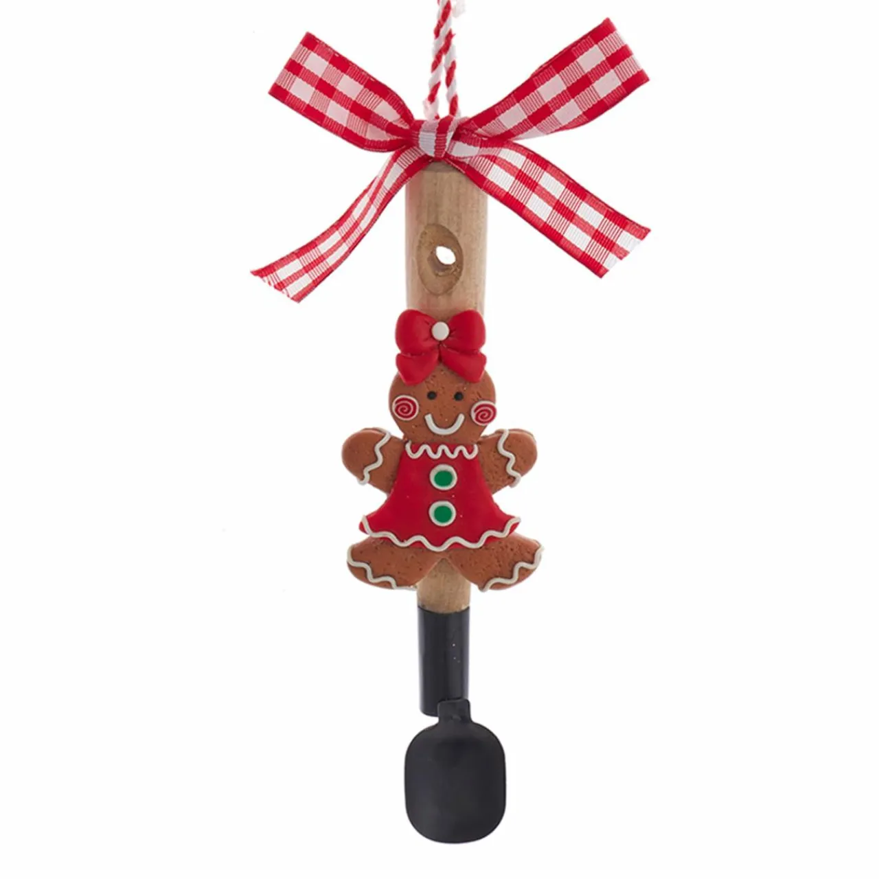 Décoration De Sapin|CHRISTMAS INSPIRATIONS Pain d'épices à suspendre (H12 cm) Cuillère de Noël Rouge