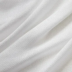 Voilage|EMINZA Paire de voilages passe-tringle effet lin (60 x 160 cm) Luca Blanc