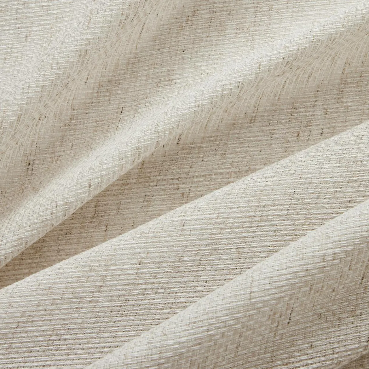 Voilage|EMINZA Paire de voilages passe-tringle effet lin (60 x 160 cm) Luca Beige