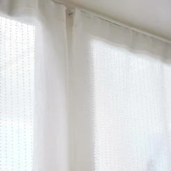 Voilage|EMINZA Paire de voilages passe-tringle (60 x 160 cm) Arthur Blanc