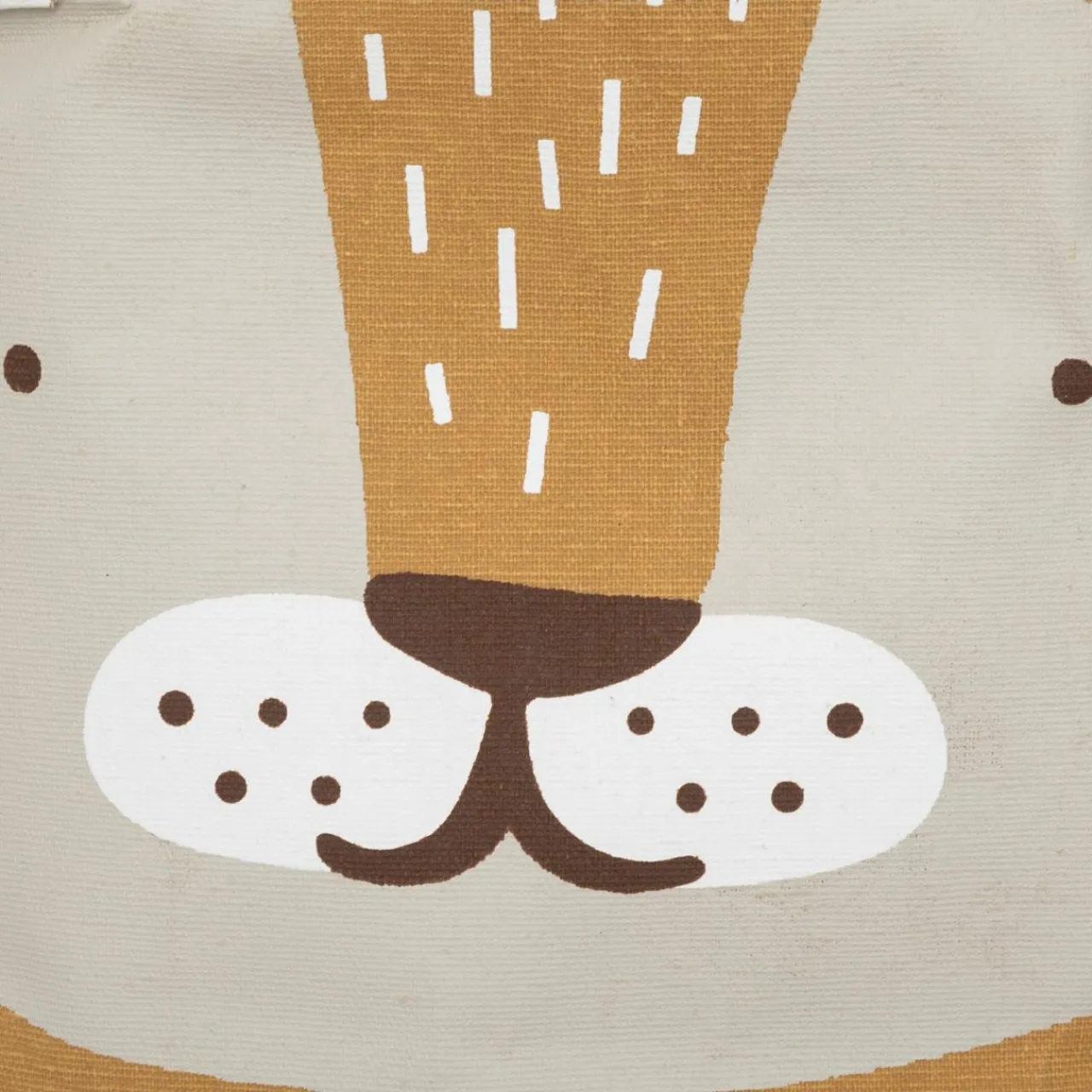 Rangement Enfant|Atmosphera createur d'interieur for kids Panier à jouets enfant (32 x 40 cm) Lion Jaune