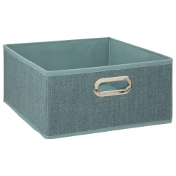 Panier Et Organisateur|5 Five Simply Smart Panier de rangement ( 31 x 15 cm) Helena Bleu pétrole chiné