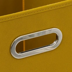 Panier Et Organisateur|5 Five Simply Smart Panier de rangement (31 x 31 cm) Helena Jaune moutarde