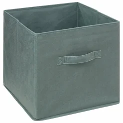 Panier Et Organisateur|5 Five Simply Smart Panier de rangement (31 x 31 cm) Velours Kaki Vert kaki