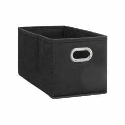Panier Et Organisateur|ATMOSPHERA Panier de rangement (15 x 31 cm) Helena Gris Anthracite
