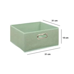 Panier Et Organisateur|5 Five Simply Smart Panier de rangement (31 x 15 cm) Helena Vert sauge