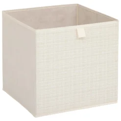 Panier Et Organisateur|5 Five Simply Smart Panier de rangement (31 x 31 cm) Tweed Beige