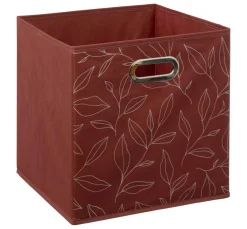 Panier Et Organisateur|ATMOSPHERA Panier de rangement (31 x 31 x 31 cm) Minimalist Rouge