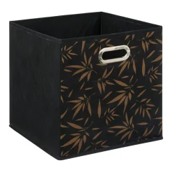 Panier Et Organisateur|ATMOSPHERA Panier de rangement (31 x 31 x 31 cm) Casual Noir