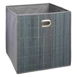 Panier Et Organisateur|INSTANT D'O Panier de rangement Bamboon Grand modèle Gris