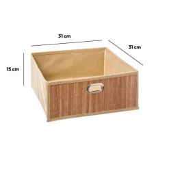 Panier Et Organisateur|INSTANT D'O Panier de rangement Bamboon Moyen modèle Naturel