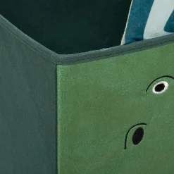 Rangement Enfant|Atmosphera createur d'interieur for kids Panier de rangement enfant (29 x 29 cm) Dino Vert