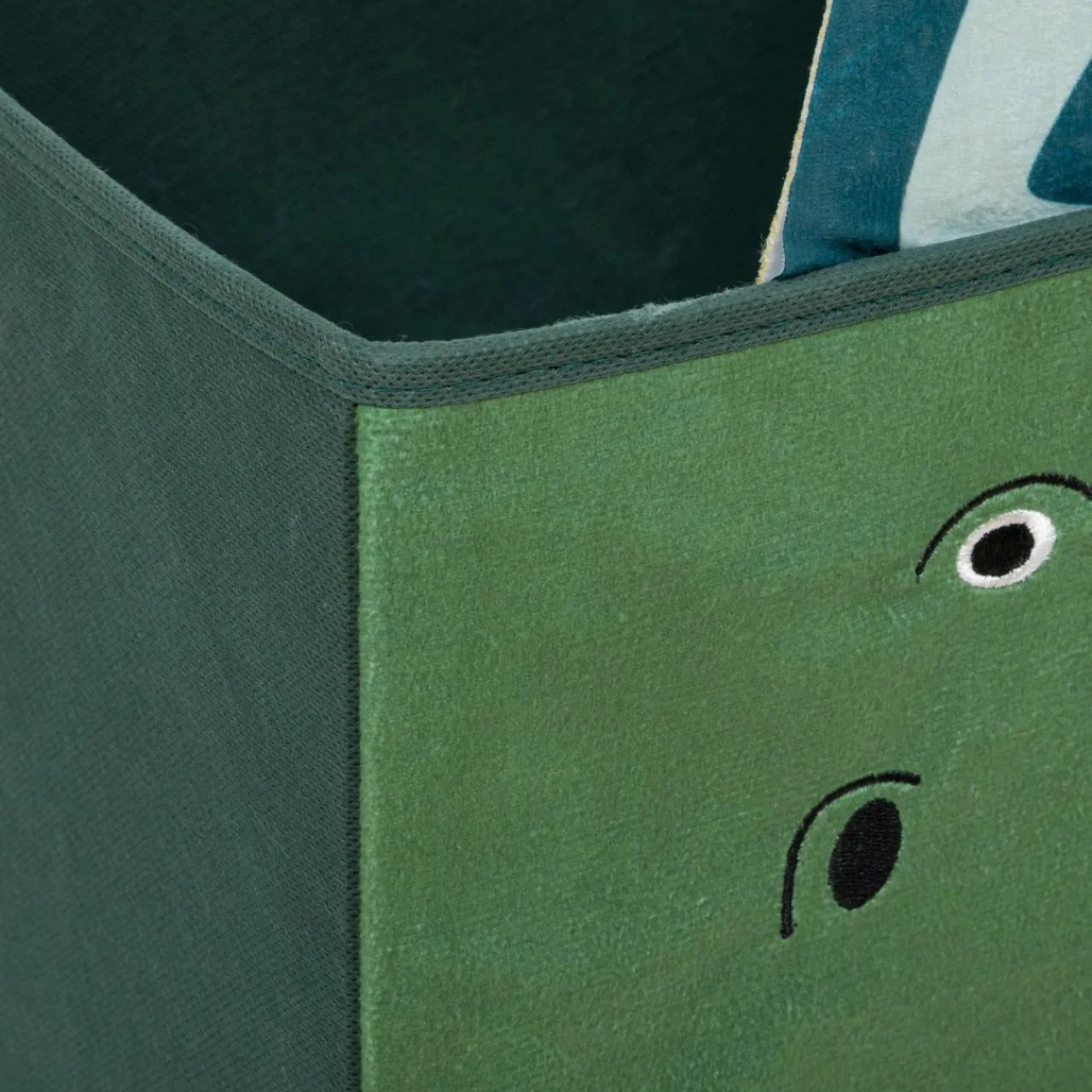 Rangement Enfant|Atmosphera createur d'interieur for kids Panier de rangement enfant (29 x 29 cm) Dino Vert