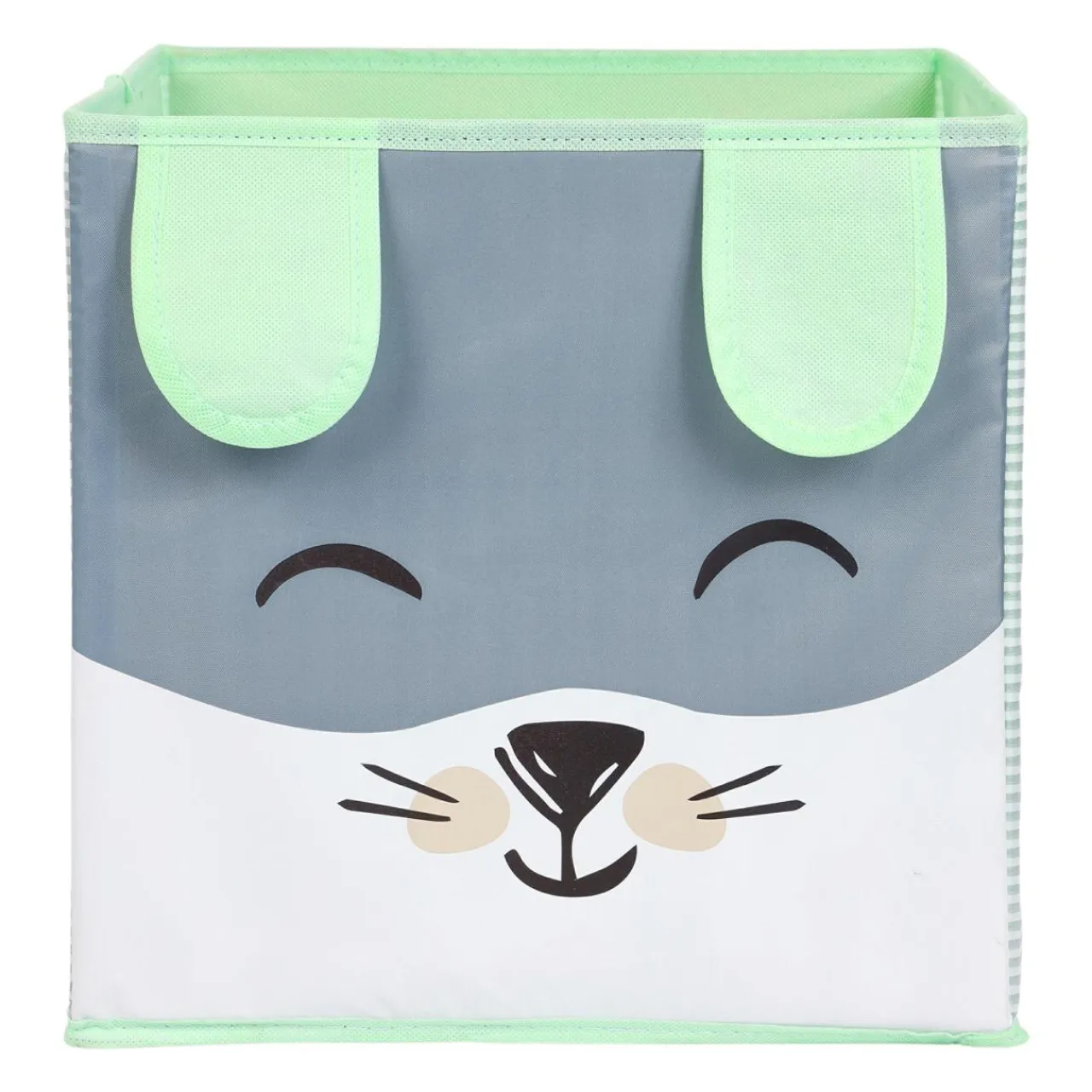 Rangement Enfant|OSTARIA Panier de rangement enfant (29 x 29 cm) Lapin Vert
