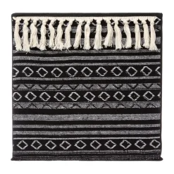 Panier Et Organisateur|ATMOSPHERA Panier de rangement Ethnique Noir