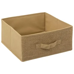 Panier Et Organisateur|ATMOSPHERA Panier de rangement jute (31 x 31 x 15 cm) Naro Beige