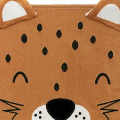 Rangement Enfant|Atmosphera cru017dateur d'intu017drieur for kids Panier de rangement pliant velours enfant (29 x 29 cm) Léo Marron