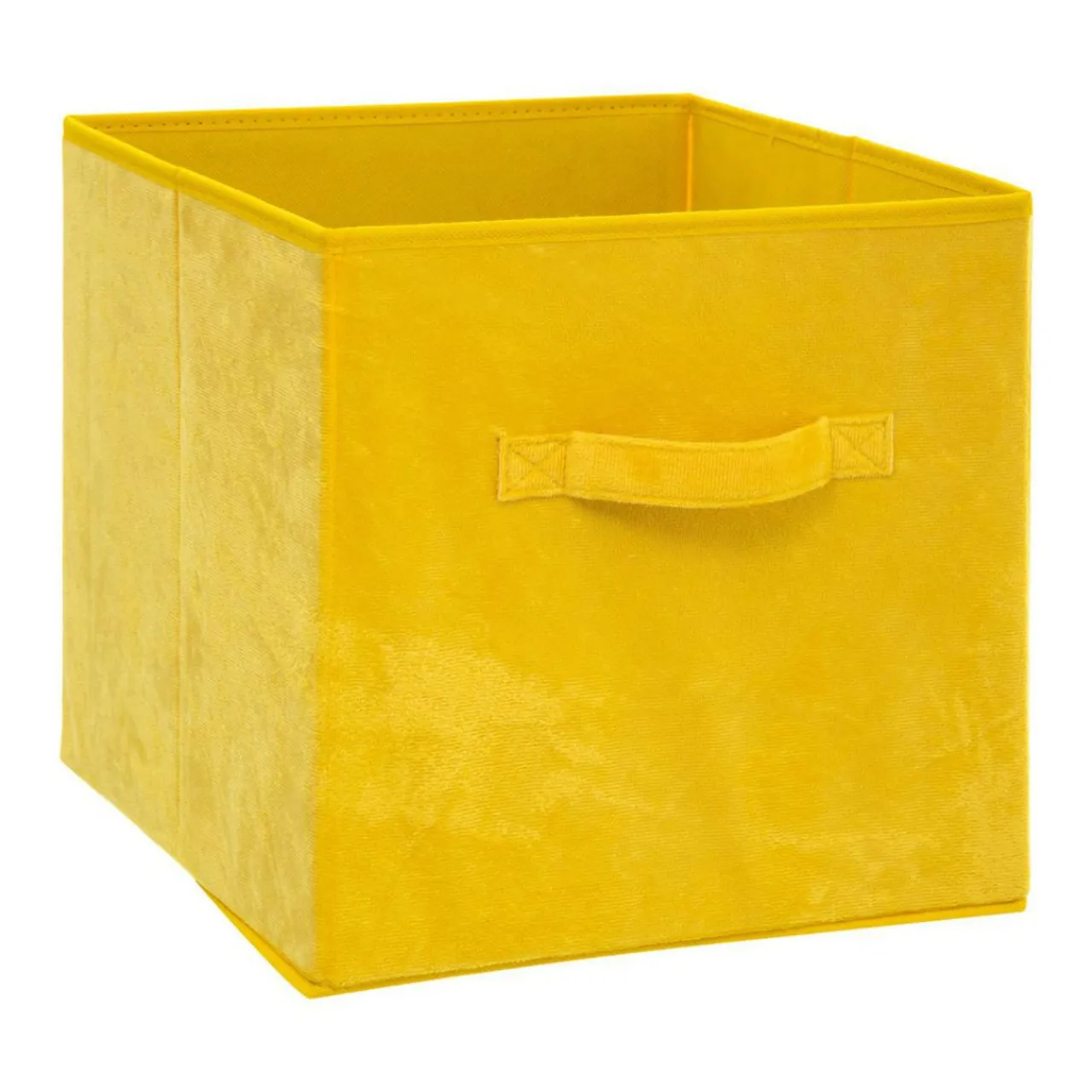 Panier Et Organisateur|ATMOSPHERA Panier de rangement Velouria Jaune