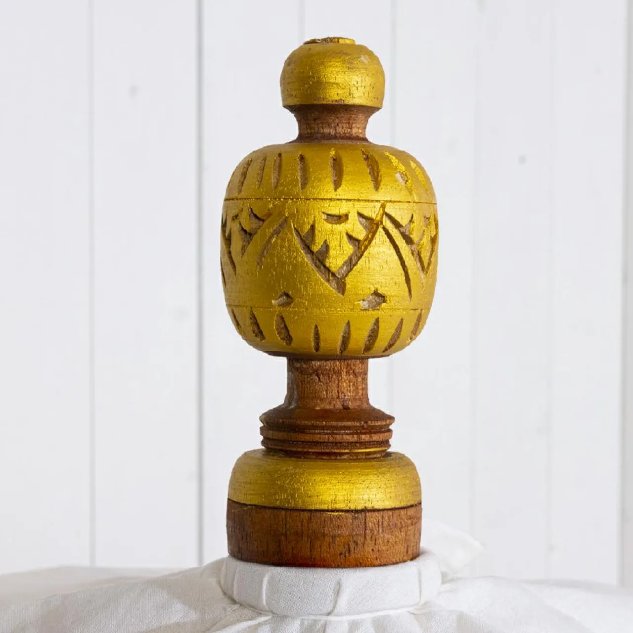 Parasol|#N/A Parasol de jardin rond avec ornements (D2 m) Cuzco cassé Blanc