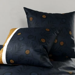 Parure De Lit|ATELIER DU COTON Parure de draps coton lit 90 cm 3 pièces Bel'or Jaune