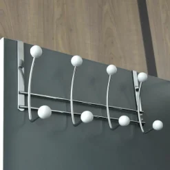 Rangement D'Entrée|TENDANCE Patère à suspsendre 8 Boules Blanc