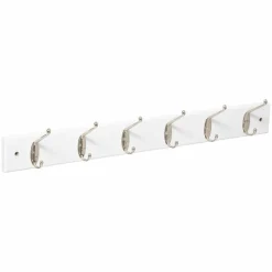 Rangement D'Entrée|ATMOSPHERA Patère 6 têtes Elena he Blanc