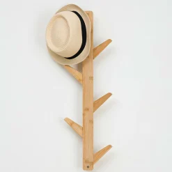 Rangement D'Entrée|ATMOSPHERA Patère double sens 6 têtes Bambou le Naturel